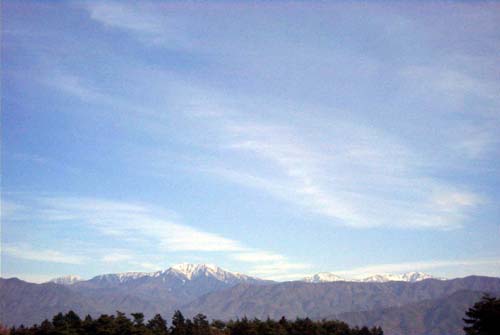 1999年12月 駒ケ岳ＳＡ 南アルプス連峰